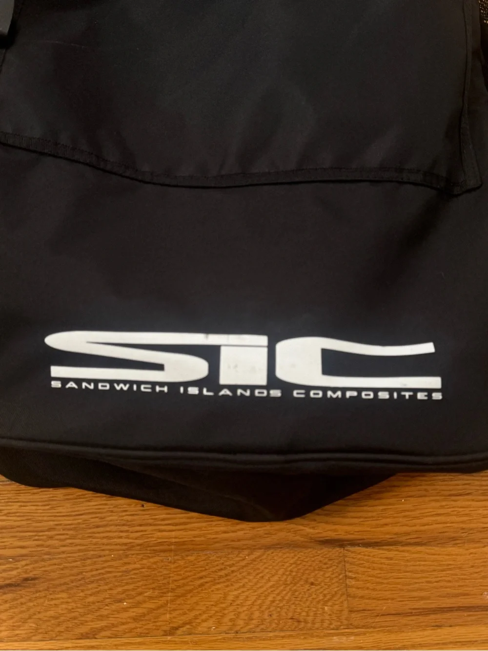 SIC Air-Glide Black Travel Backpack - Sandwich Islands Composites